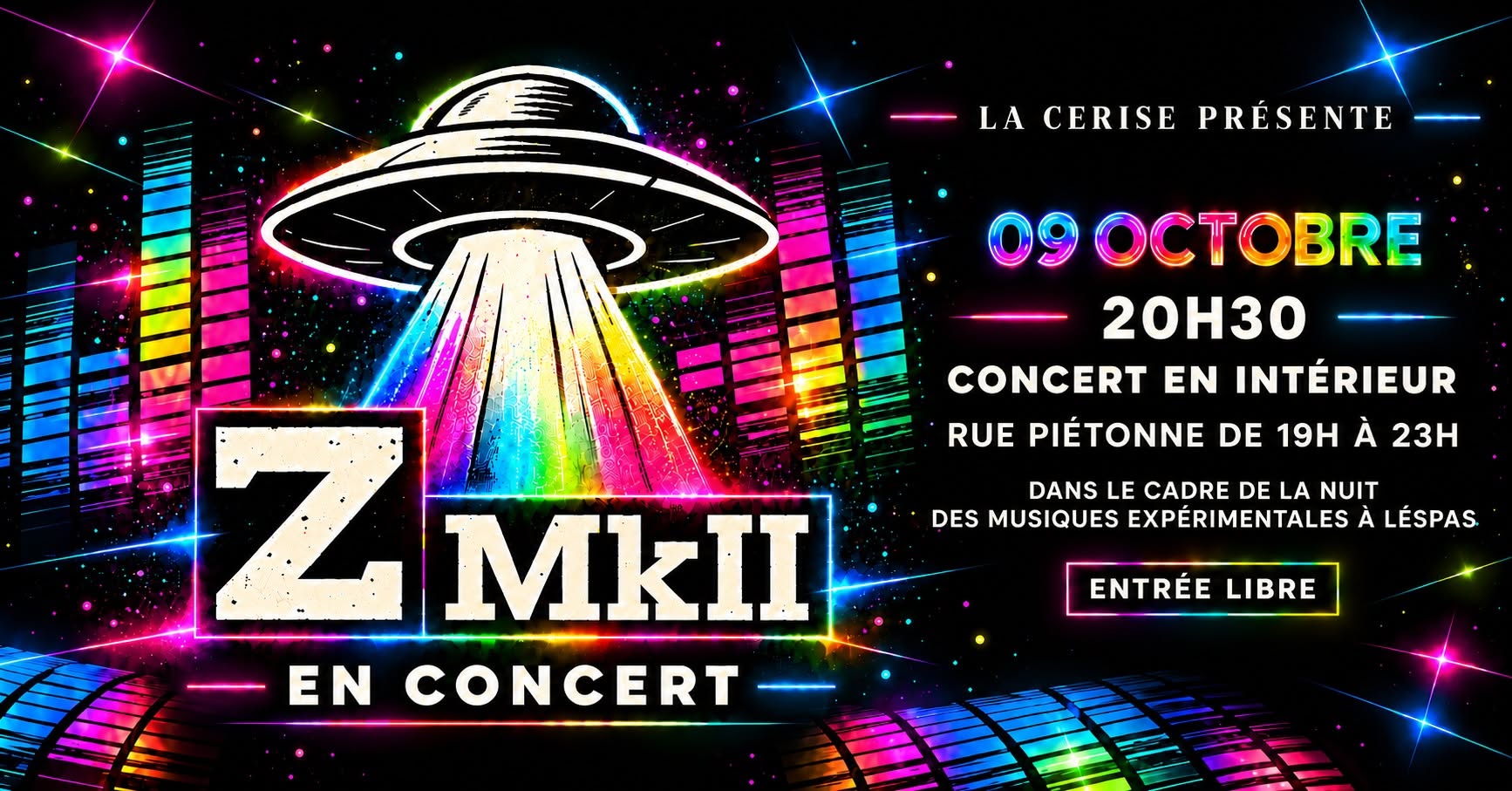 CONCERT " ZMKII " À LACERISE  — FRI 9 OCT