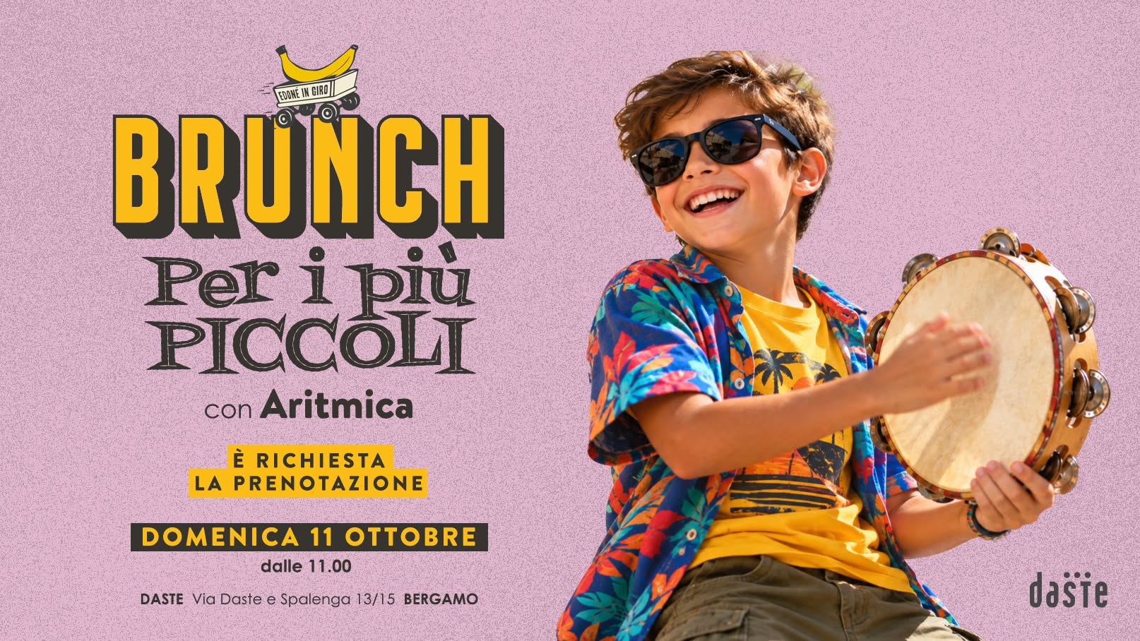 Laboratorio musicale di Aritmica - al brunch di Daste! — SUN 11 OCT