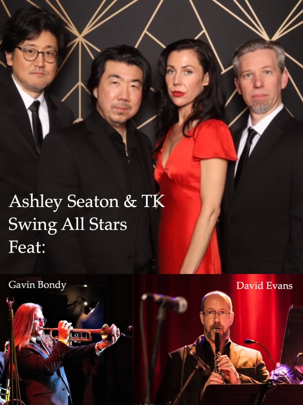 Ashley Seaton & TK Swing All Stars - 1st Sundays — SUN 1 NOV