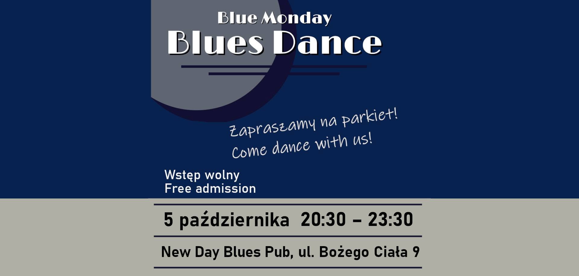 Bluesowa potańcówka Blue Monday Blues Dance | 05.10 — MON 5 OCT