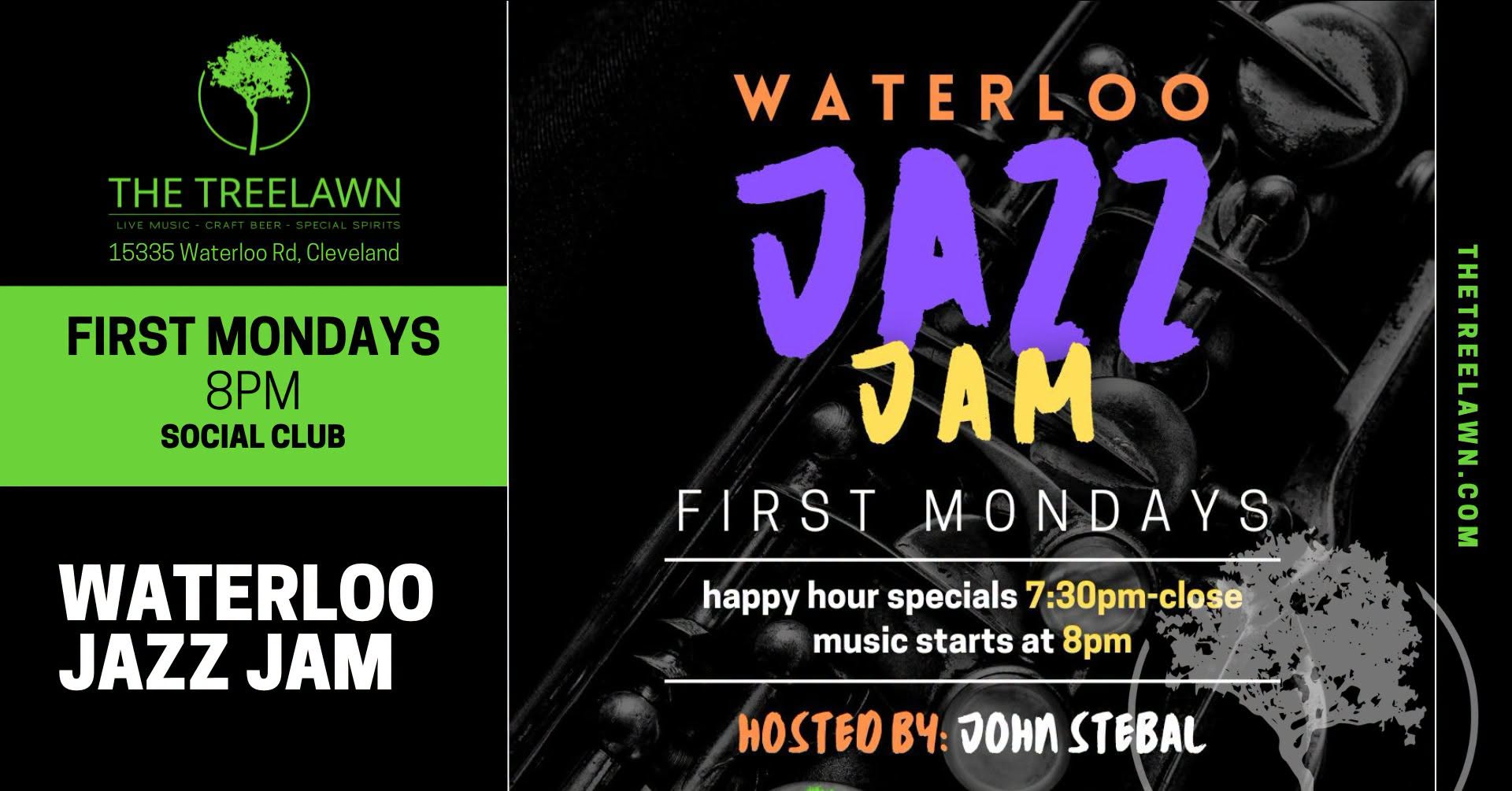 Waterloo Jazz Jam — TUE 6 OCT