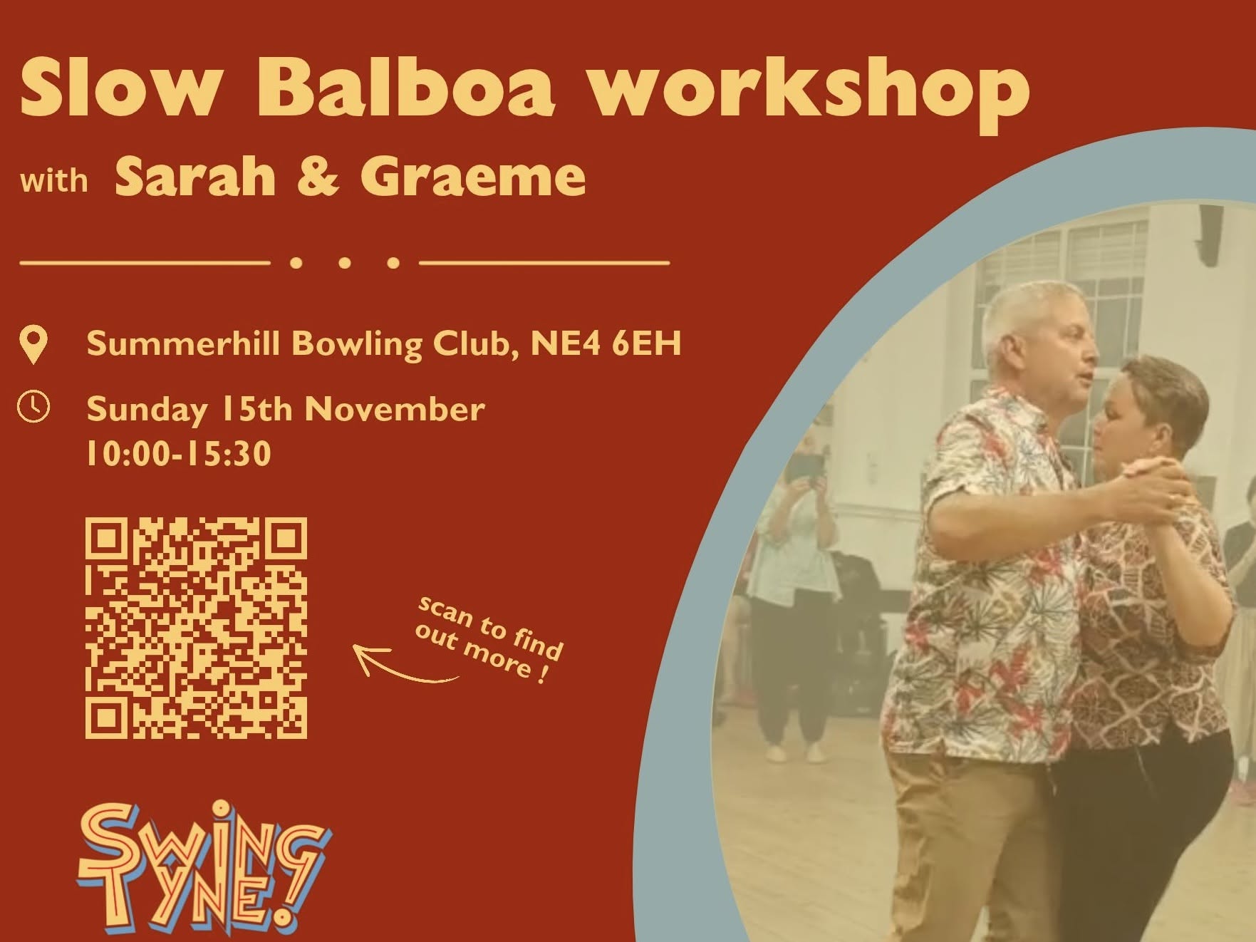 SLow Balboa Workshop — SUN 15 NOV