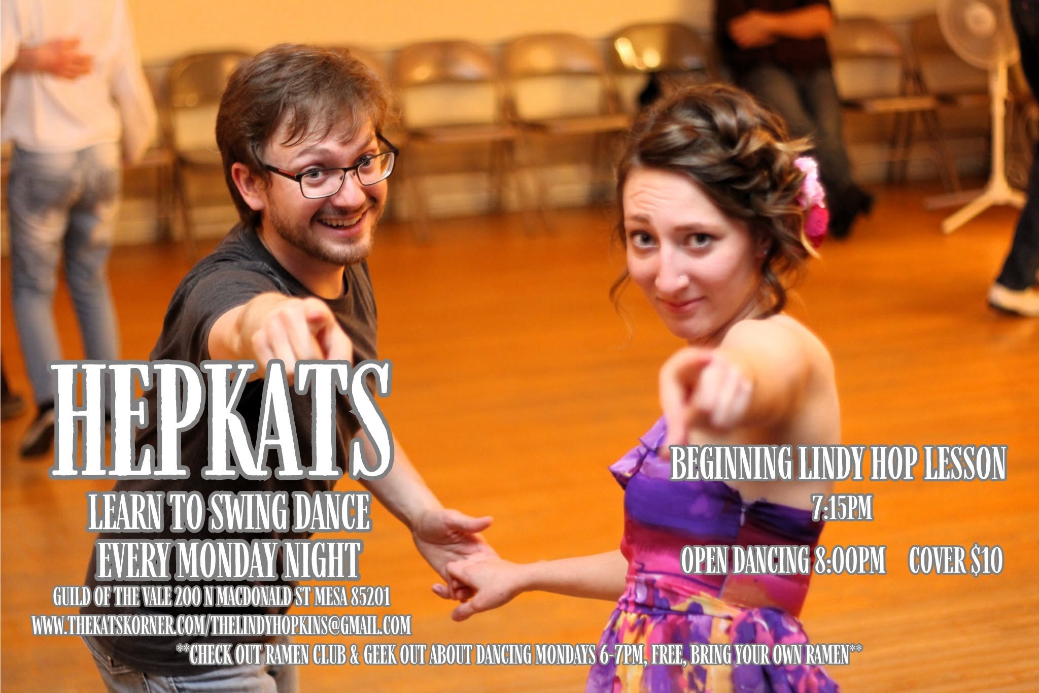 Hepkats - SWINGIN’ Monday Nights - Learn to Swing Dance — TUE 13 OCT
