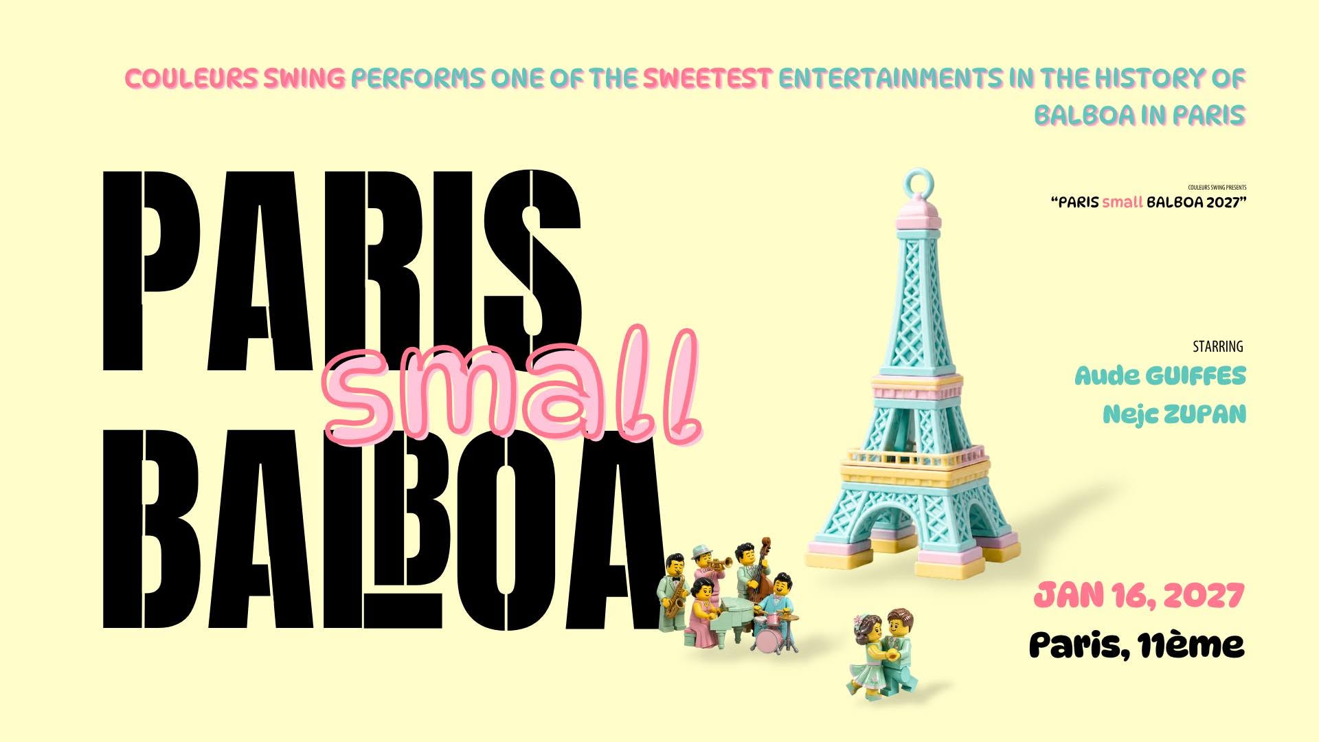 Paris small Balboa 2027 — SAT 16 JAN 2027