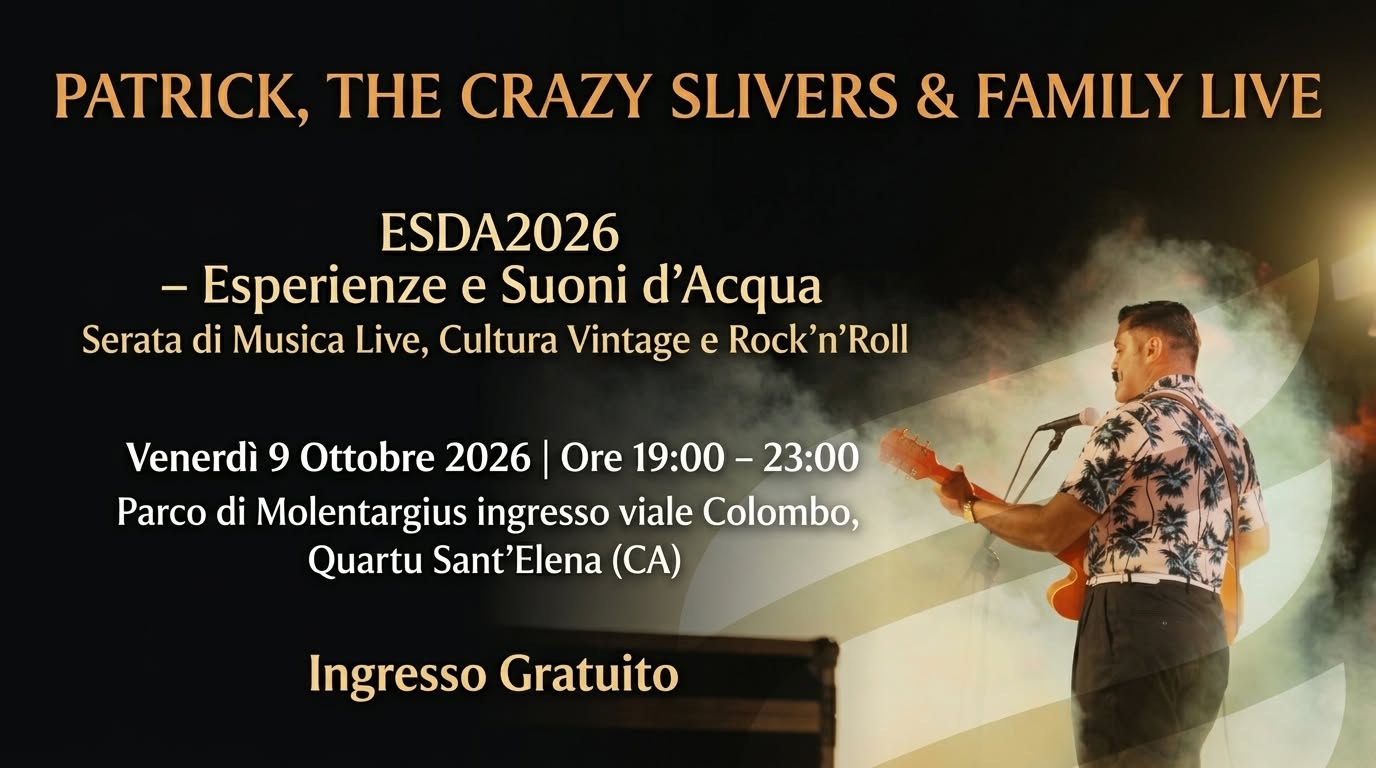 PATRICK, THE CRAZY SLIVERS & FAMILY LIVE C/O ESDA2026 — FRI 9 OCT