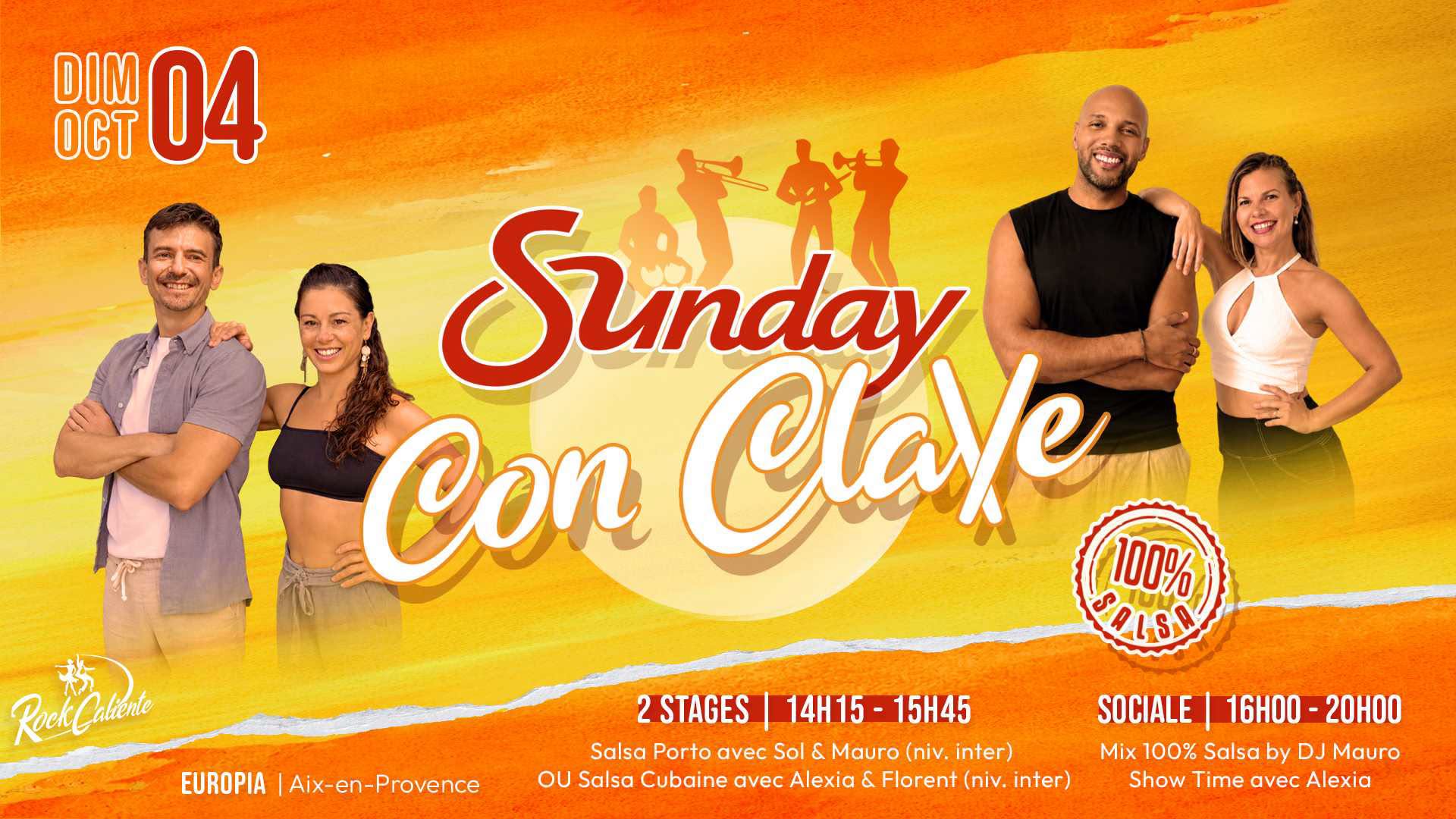Sunday Con Clave | Dimanche 100% SALSA ร Europia โ SUN 13 DEC