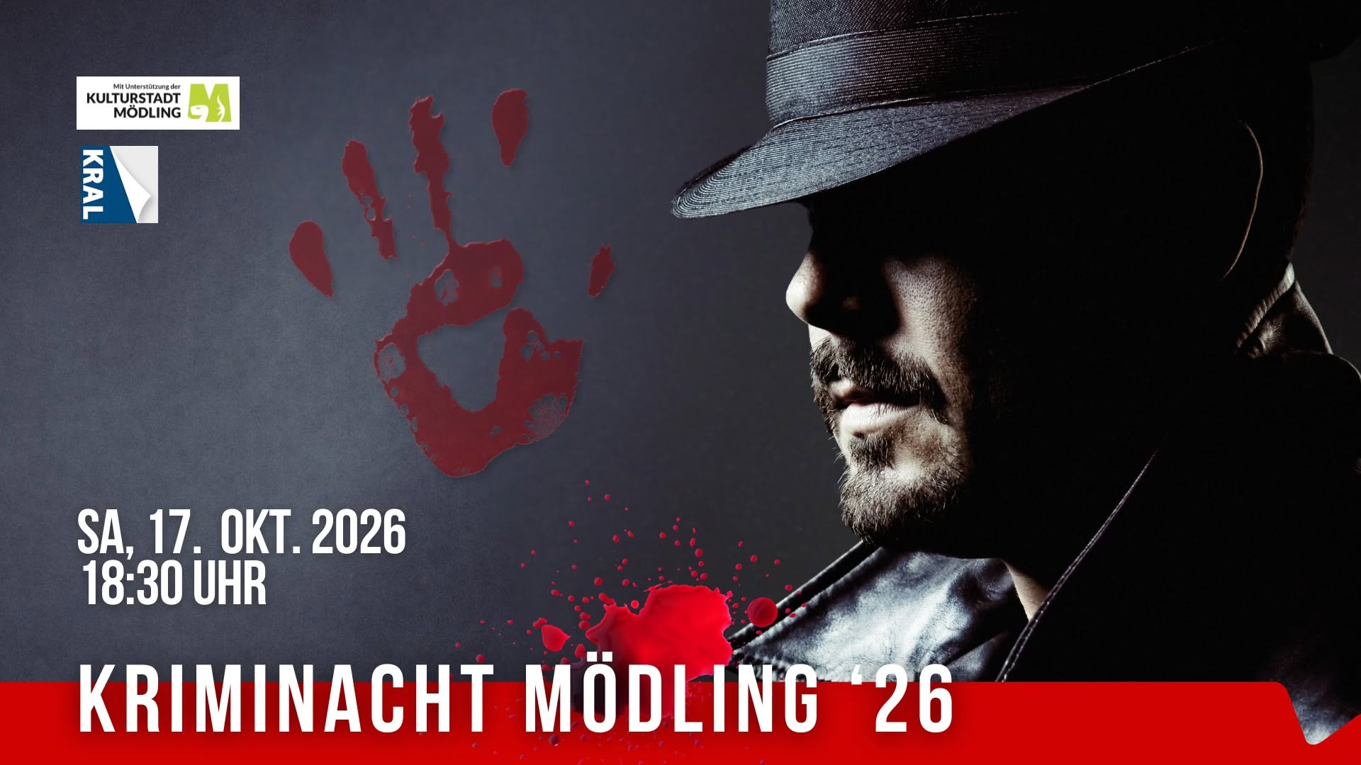 Kriminacht Mödling 2026 — SAT 17 OCT