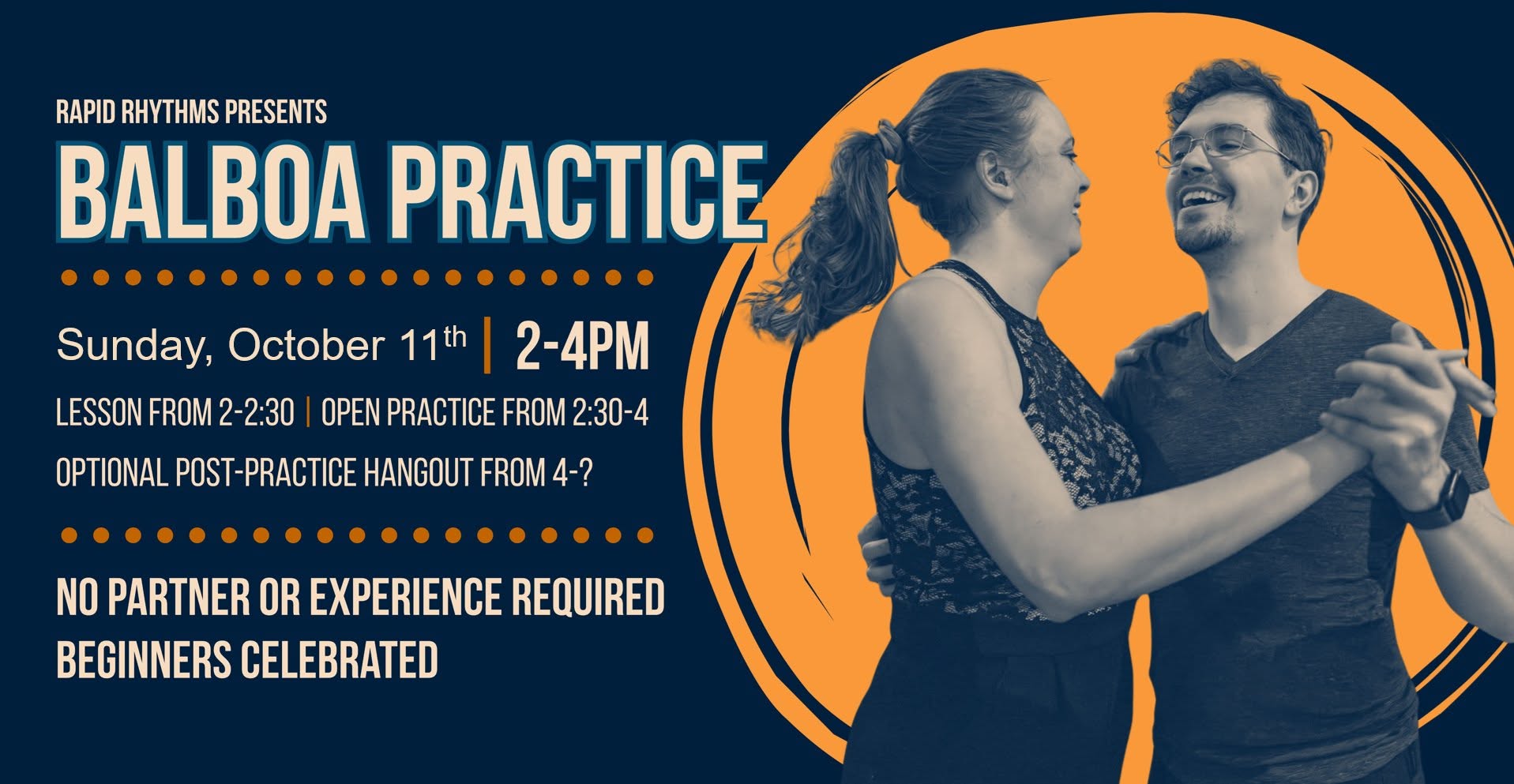 October Balboa Practice — SUN 11 OCT
