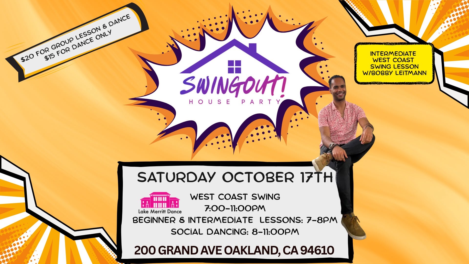 SwingOut! House Party — SUN 18 OCT