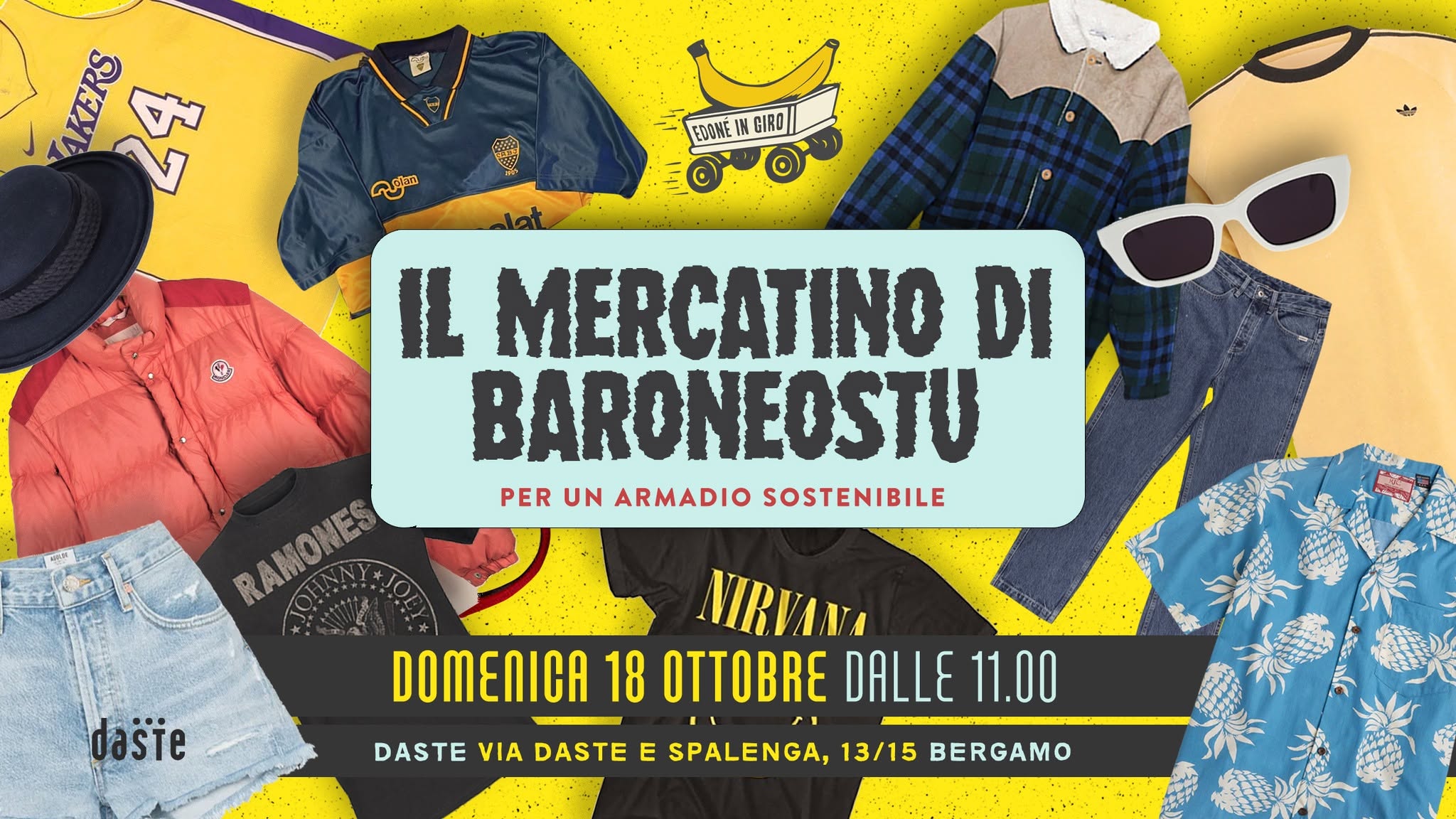 Il MERCATINO DI BARONEOSTU a Daste! — SUN 18 OCT