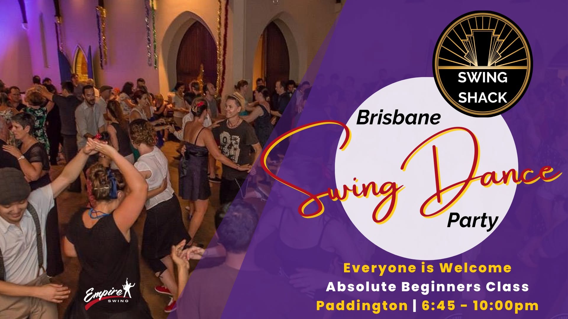 Festive Shack : Swing Shack - Brisbane Swing Dance Party — SAT 12 DEC
