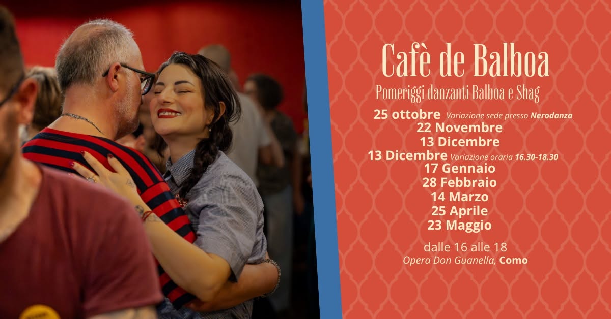 Cafè de Balboa — SUN 25 OCT