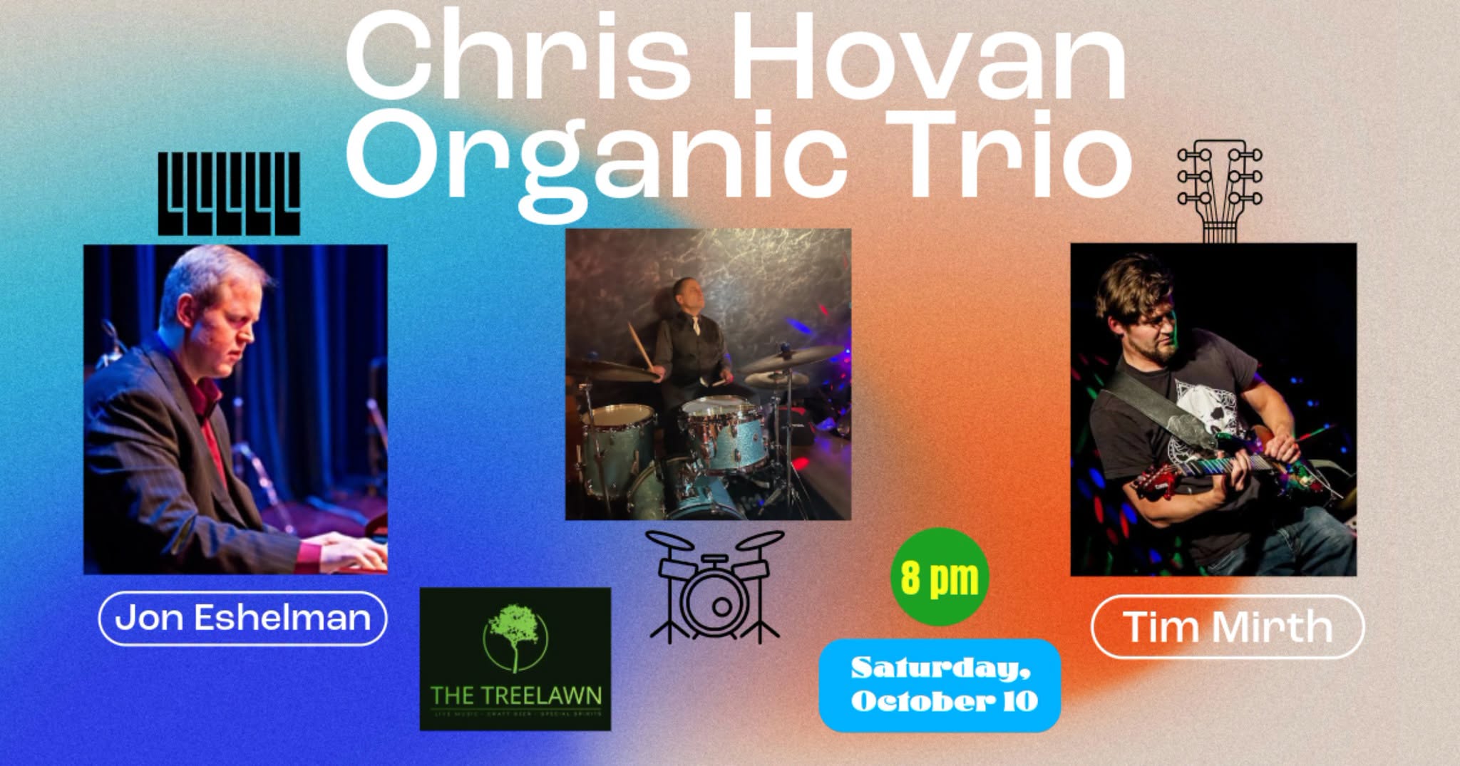 Chris Hovan Organic Trio — SUN 11 OCT