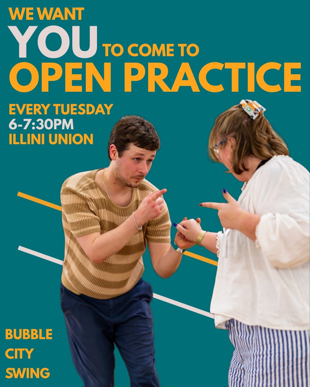Fall 2026 Open Swing Dance Practice — TUE 13 – WED 14 OCT