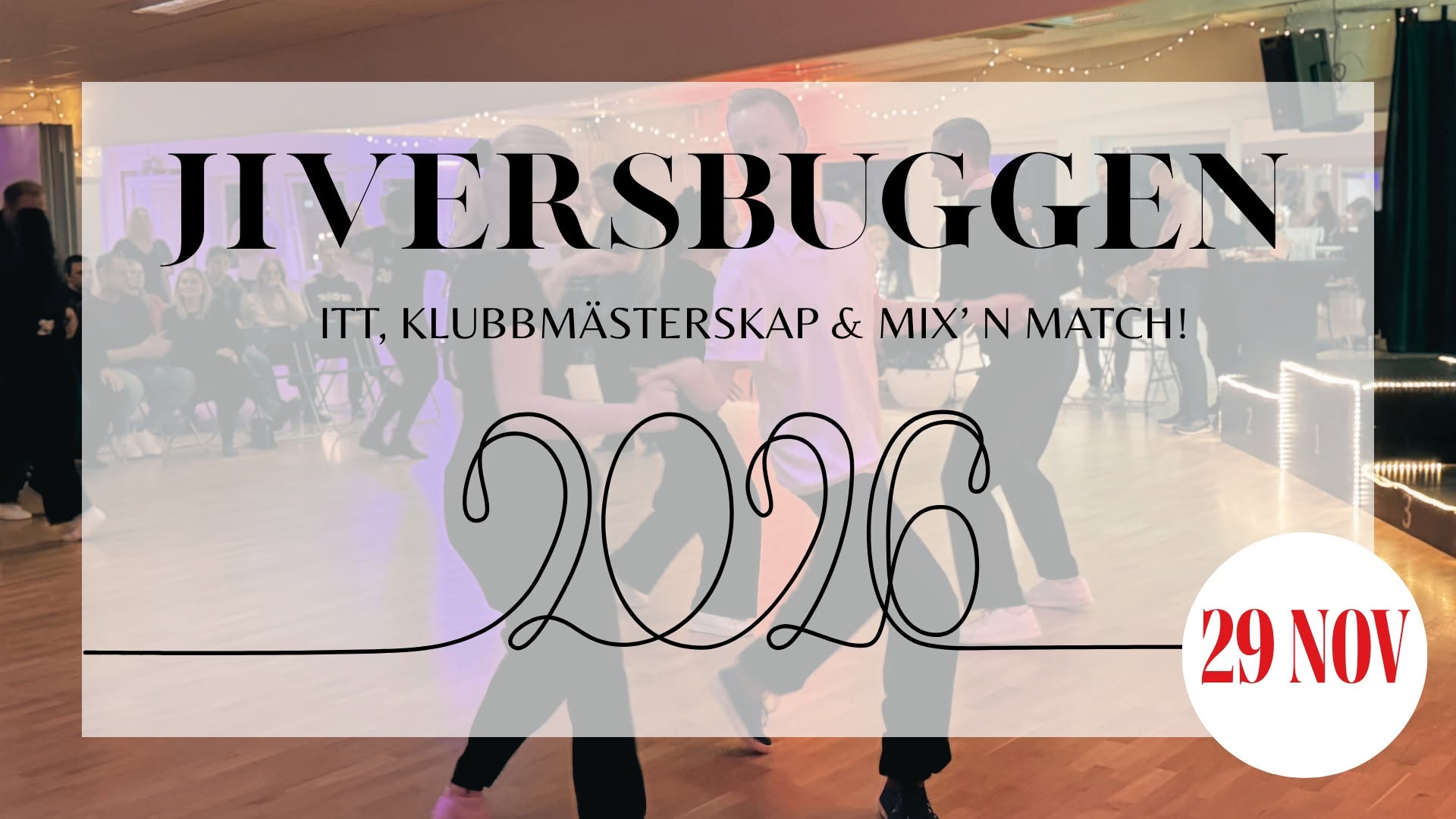 JIVERSBUGGEN 2026 — SUN 29 NOV
