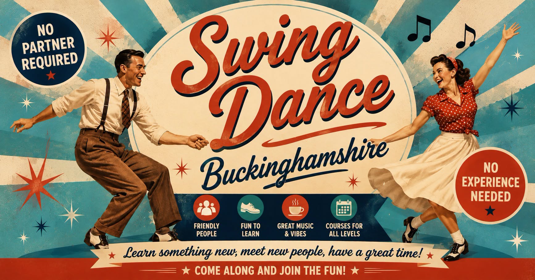 Learn to Swing Dance! Beginner & Intermediate Lindy Hop Course with SwingdanceUK — TUE 13 OCT