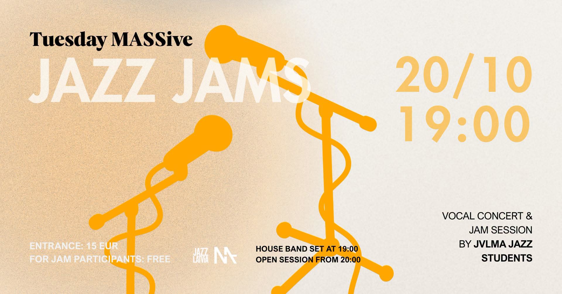 MASSive Jazz Jam | Voices of JVLMA Jazz — TUE 20 OCT