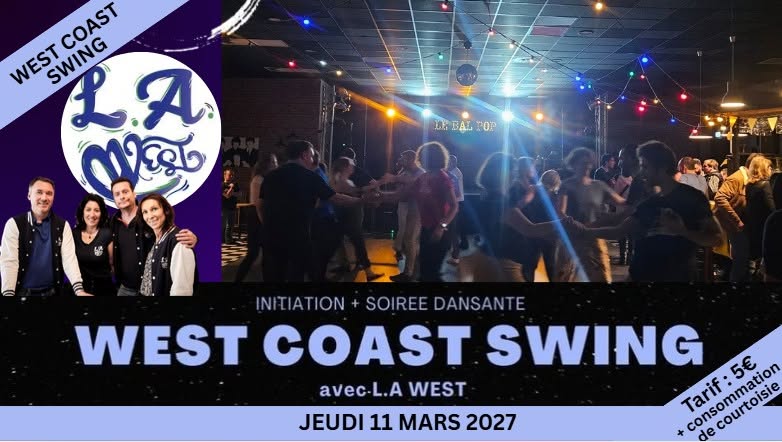 Initiation et soirée WCS à Nantes — THU 11 MAR 2027