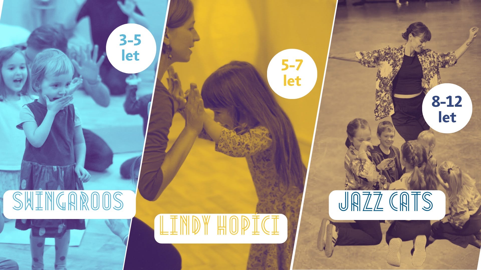Kroužky swingu pro děti | Podzim 2026 | Zkušební lekce — THU 8 OCT