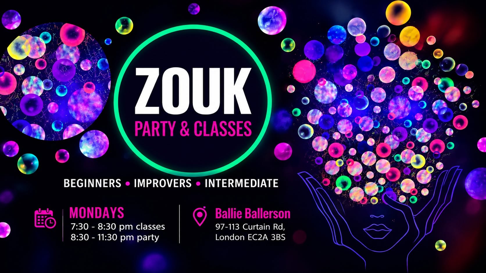 Zouk Every Monday - Ballie Ballerson, Shoreditch — MON 12 OCT