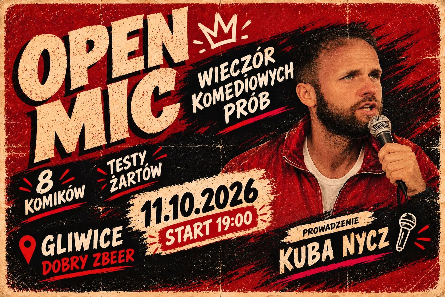 STAND UP OPEN MIC — SUN 11 OCT