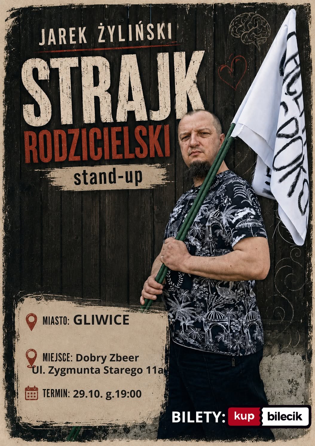 Strajk Rodzicielski - Jarek Żyliński - Stand-up - Gliwice — THU 29 OCT