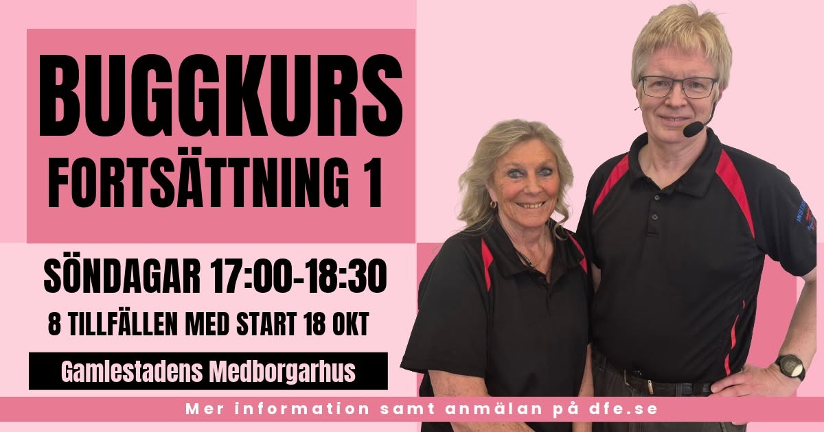Bugg Fortsättning 1 – dags att ta nästa steg! 🤩 — SUN 18 OCT