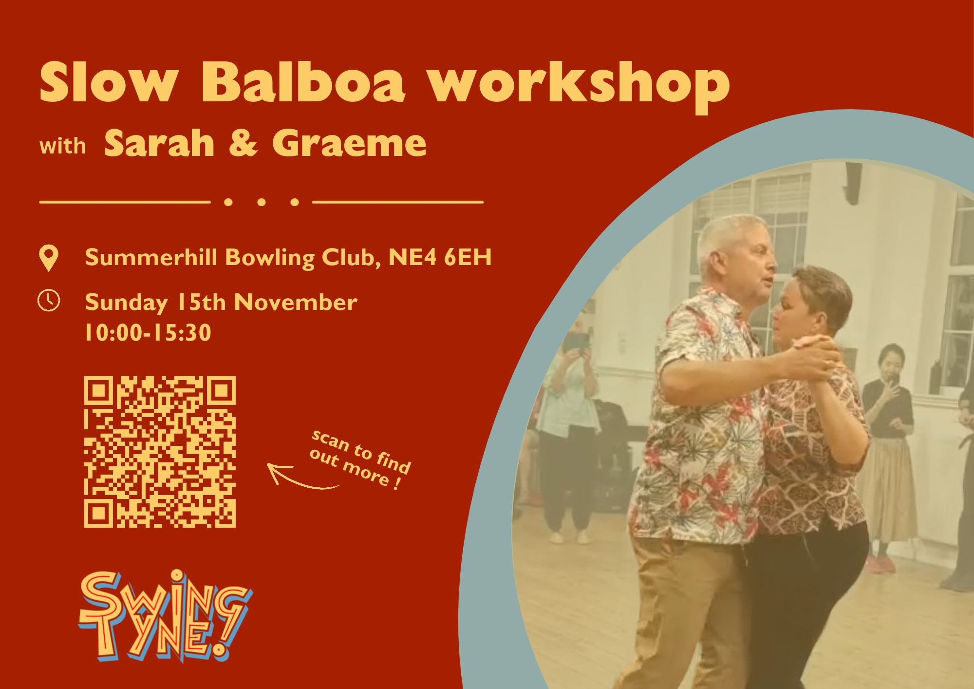 Slow Balboa day workshop — SUN 15 NOV