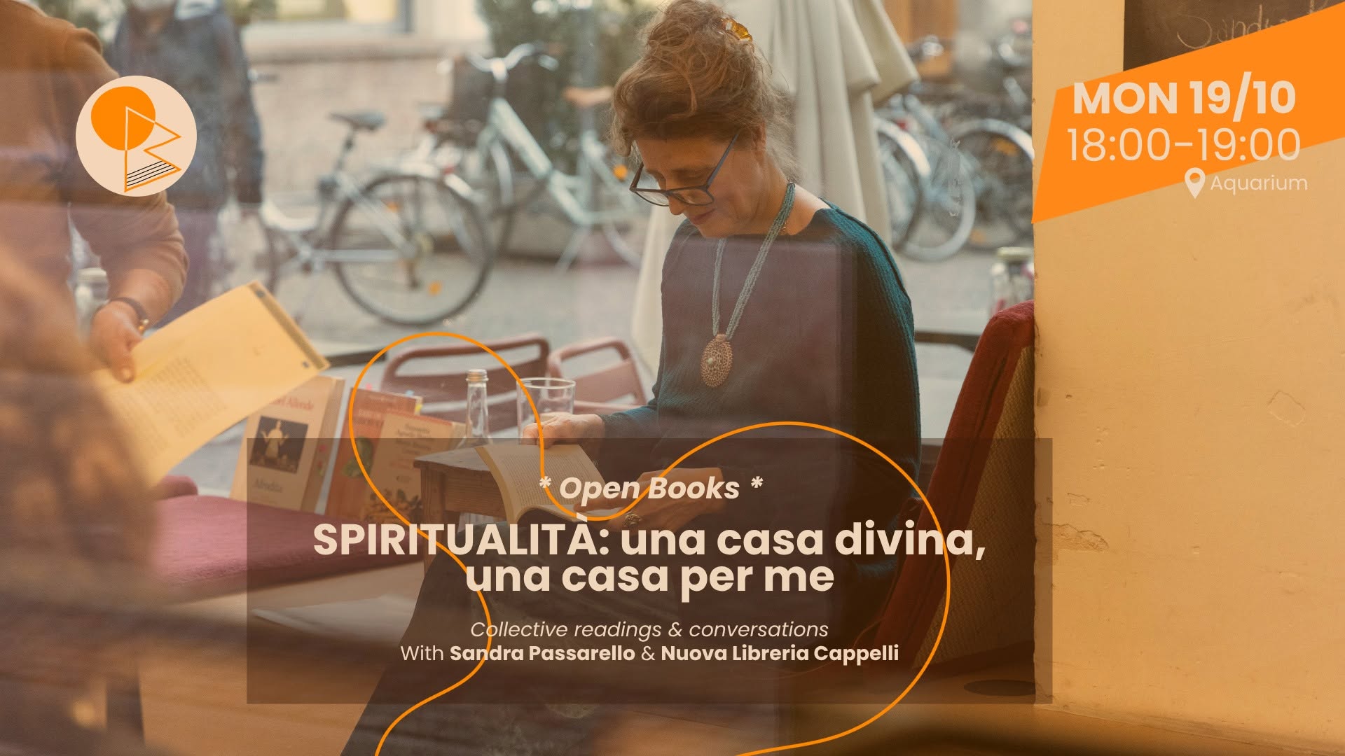 OPEN BOOKS - Spiritualità, una casa divina, una casa per me — MON 19 OCT