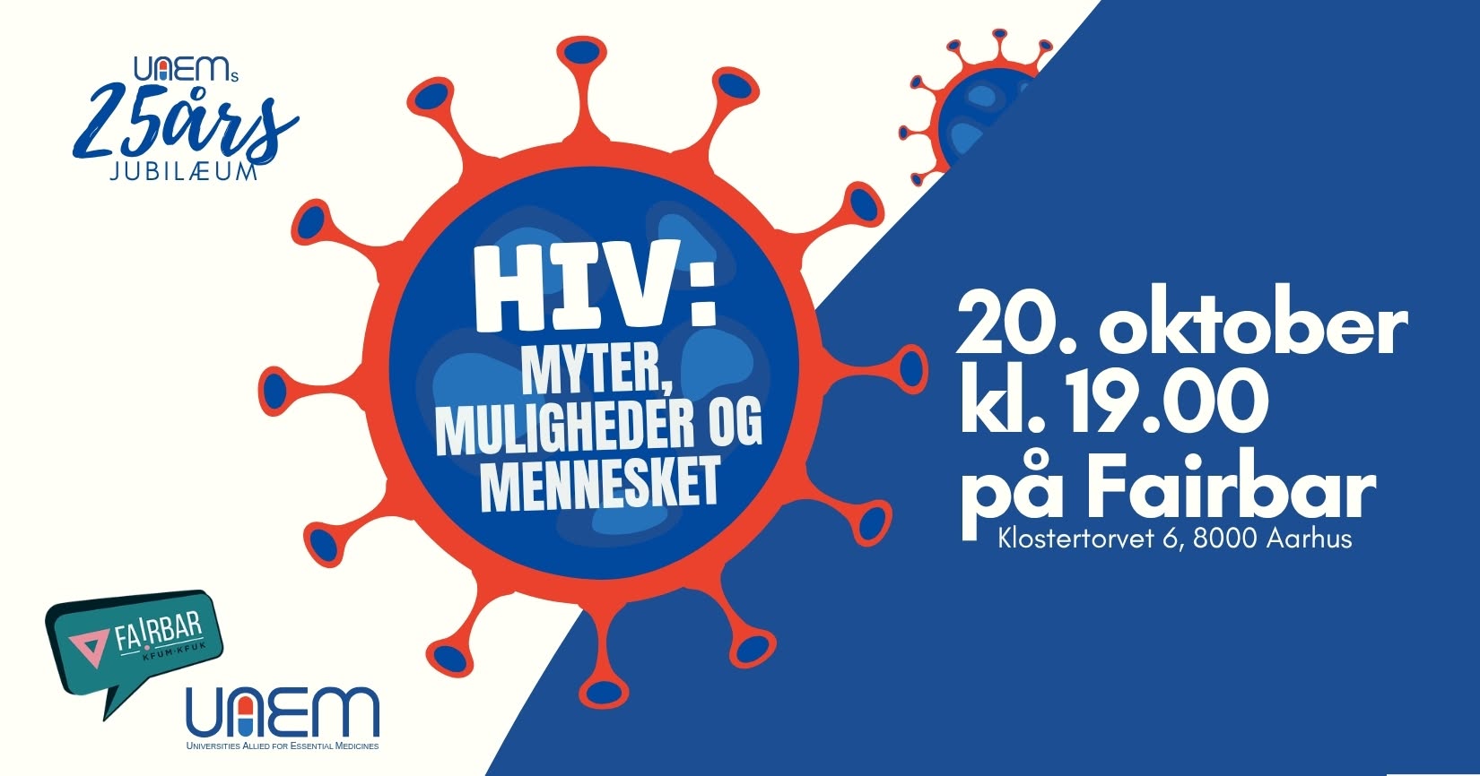 🧬 HIV: Myter, muligheder og mennesket🧬 — TUE 20 OCT