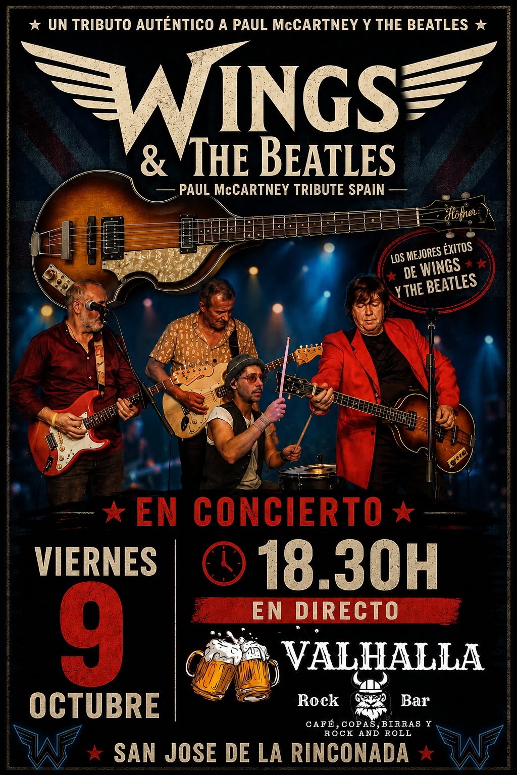 WINGS the BEATLES (HOMENAJE TOTAL) — FRI 9 OCT
