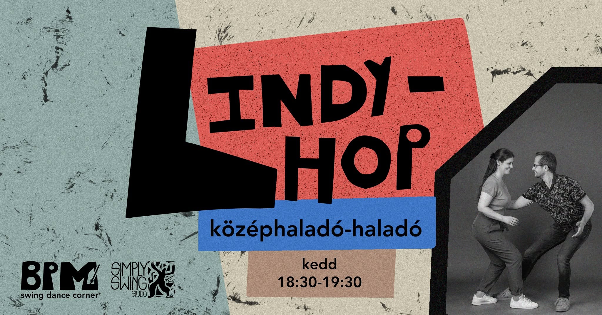 Középhaladó-haladó Lindy hop kurzus / Intermediate-advanced Lindy hop course — TUE 13 OCT