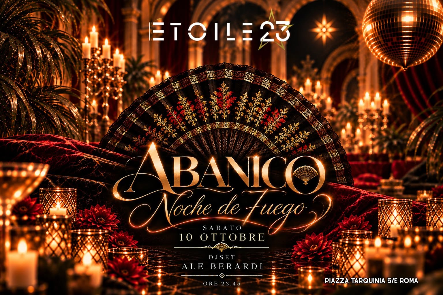 🪭ABANICO🪭 Noche de Fuego🔥| Prenota il tuo ventaglio! — SAT 10 – SUN 11 OCT