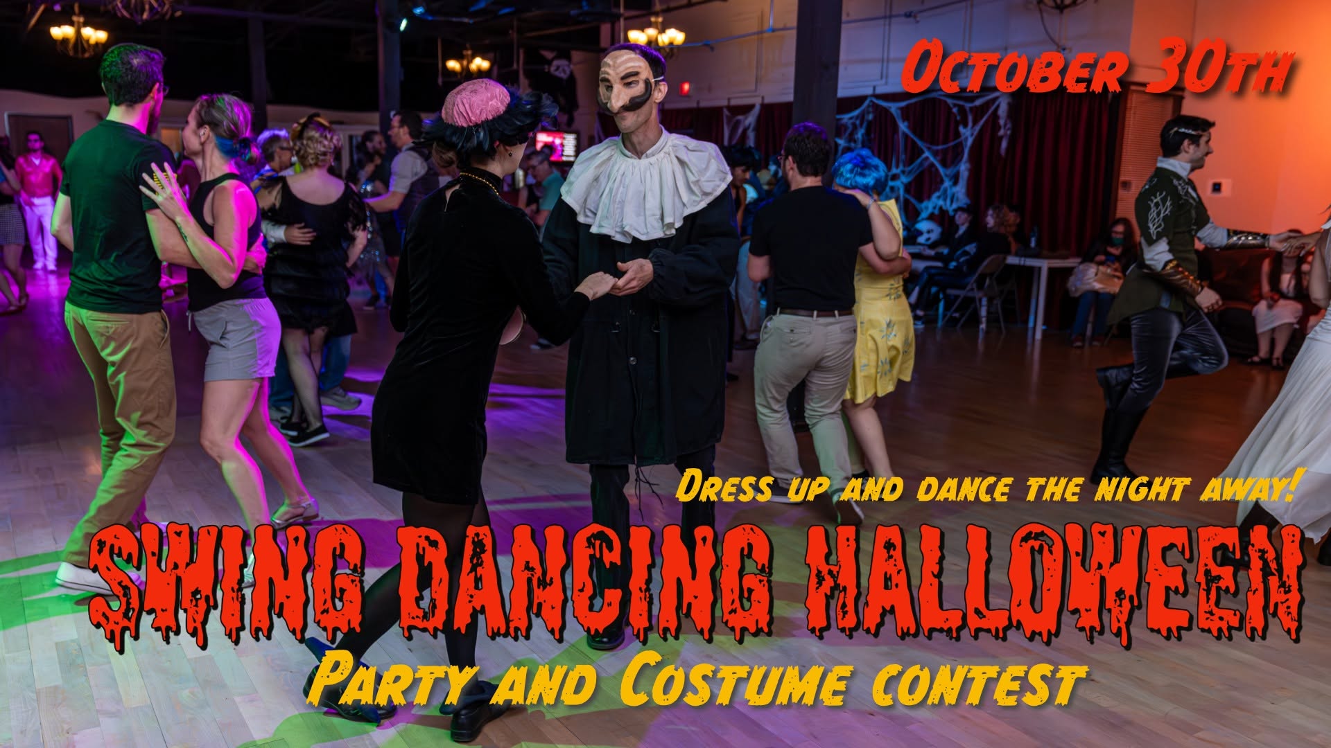 Swing Dancing Halloween Party and Costume Contest — SAT 31 OCT