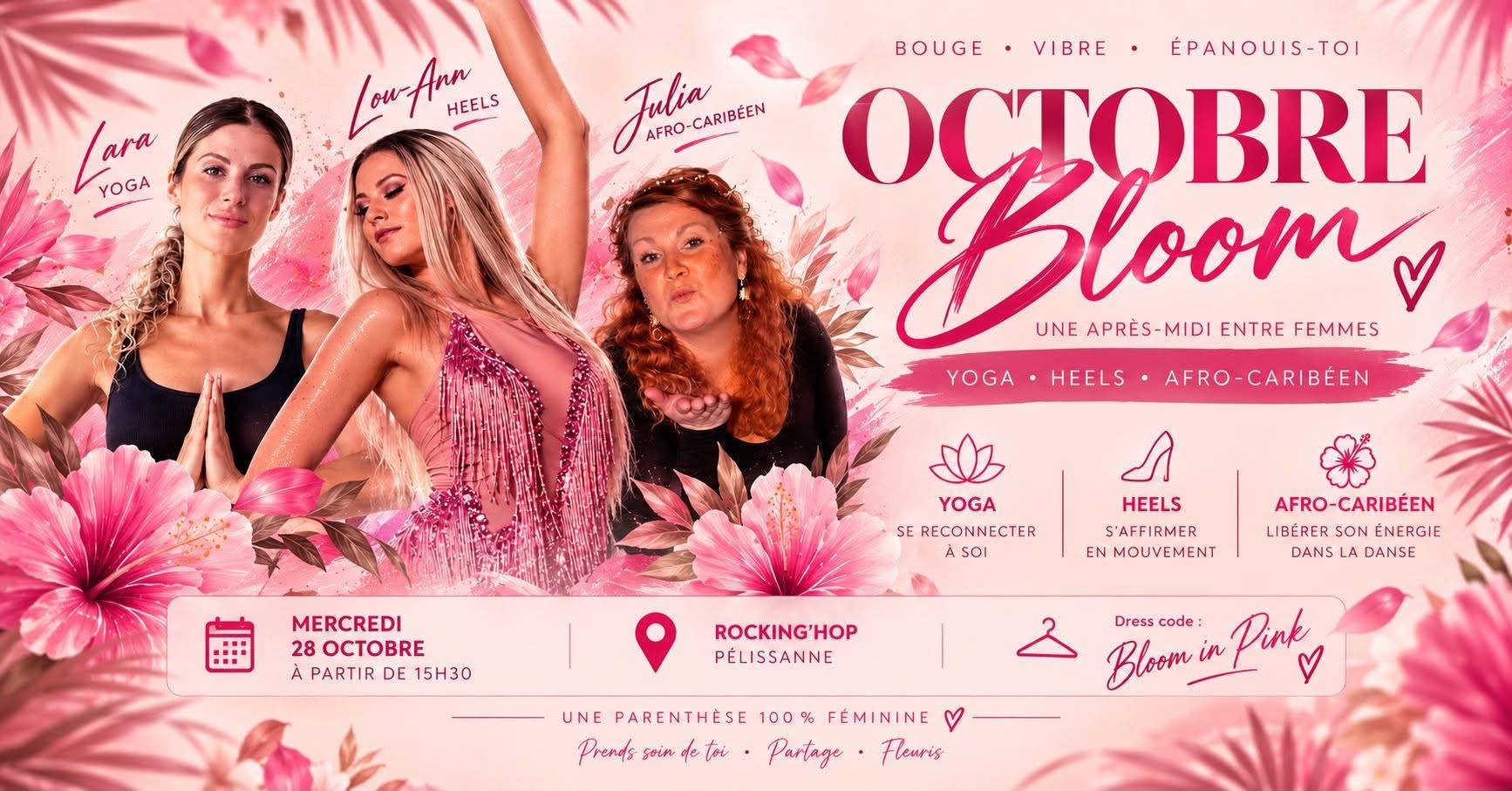 Octobre Bloom 100% Girly mercredi 28 octobre — WED 28 OCT