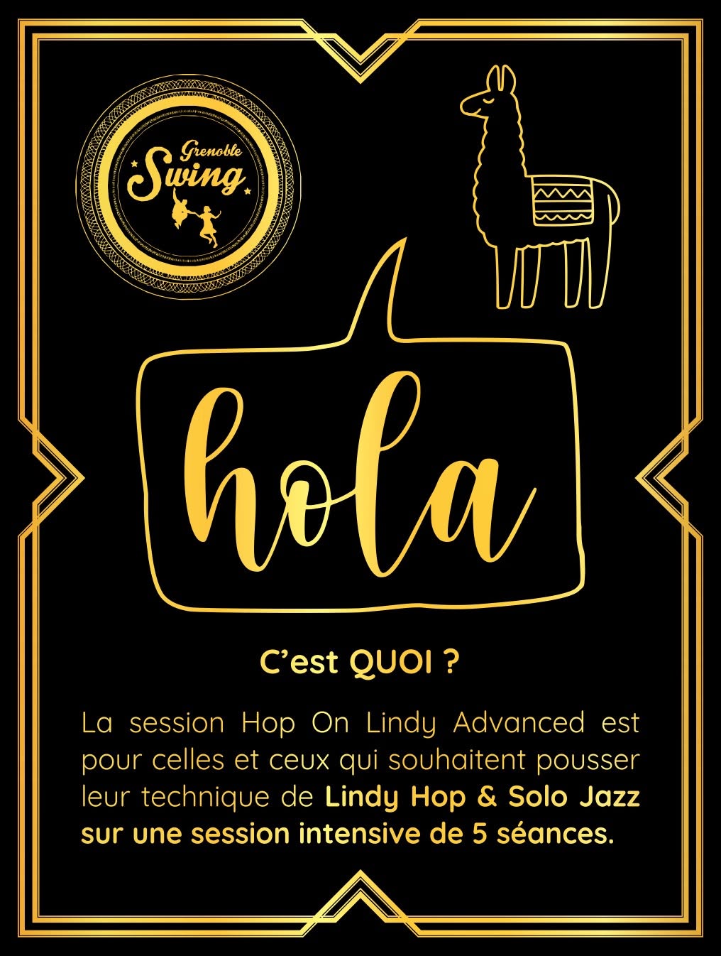 Sessions HOLA — WED 14 OCT