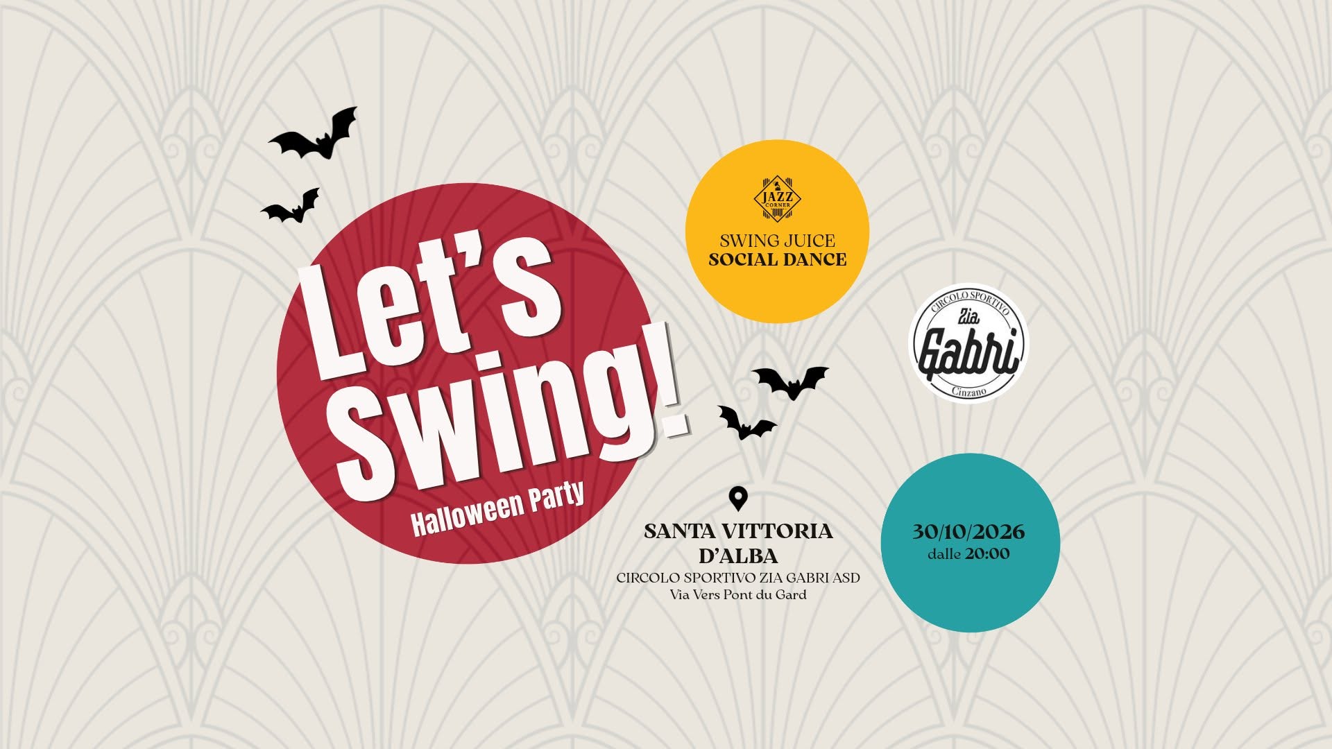 Let's Swing: Halloween party — FRI 30 OCT