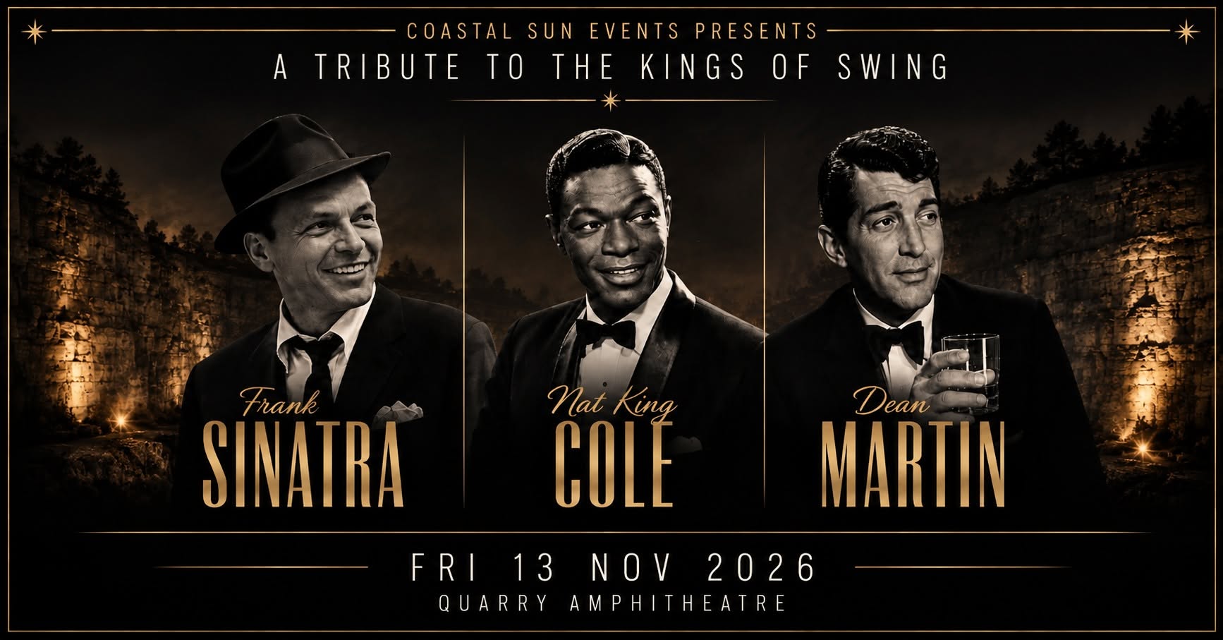 THE KINGS OF SWING | Sinatra, Cole & Martin — FRI 13 NOV