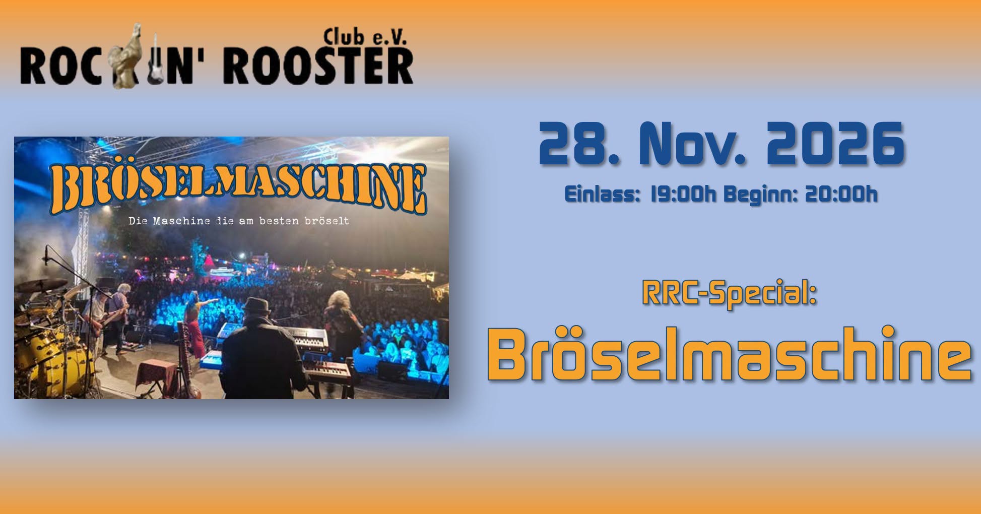 RRC-Special: BRÖSELMASCHINE 2026 — SAT 28 NOV