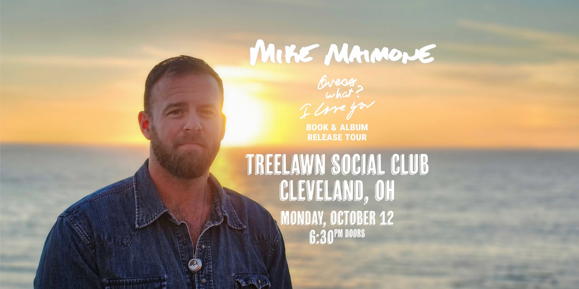 Guess What? I Love You Album & Book Release Tour: Cleveland — MON 12 OCT