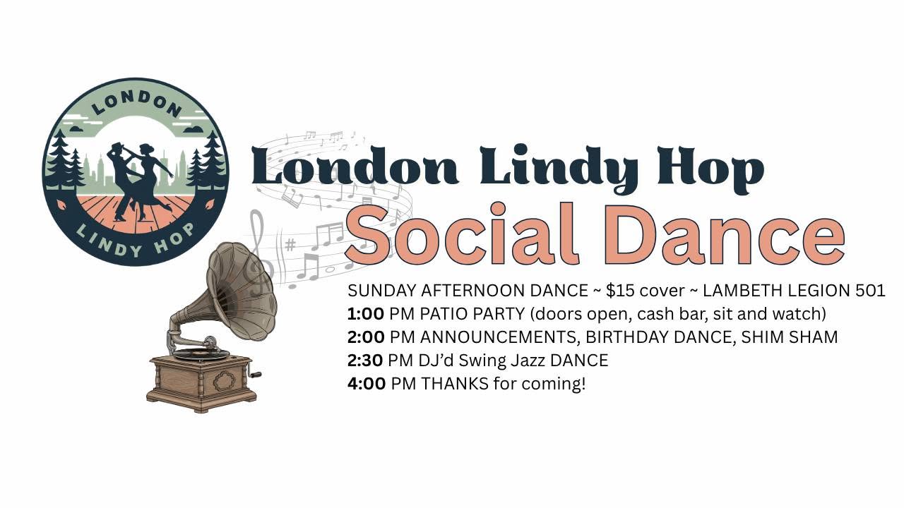 Sunday Afternoon Social Dance - all welcome to warm the dance floor with us!  — SUN 18 OCT