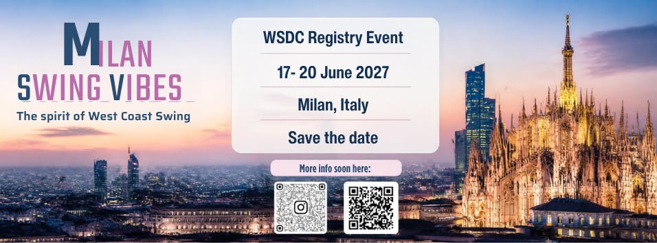Milan Swing Vibes 2027 (WSDC Registry Event) — THU 17 JUN 2027
