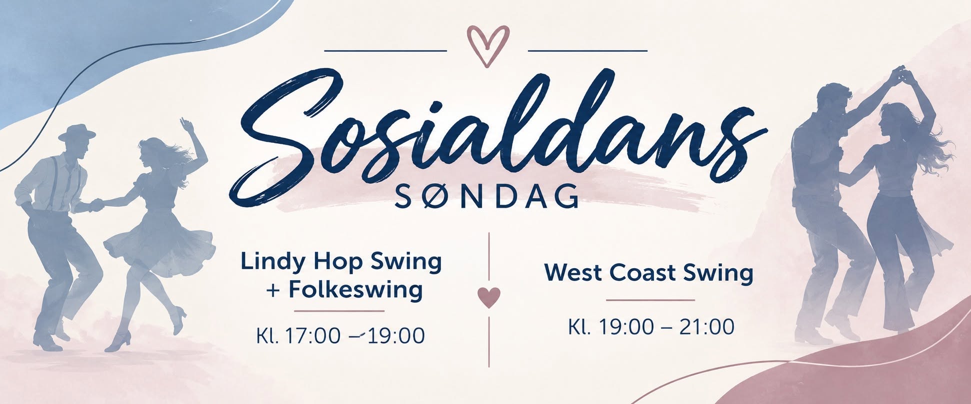Sosialdans Søndag - Lindy hop + Folkeswing + WCS — SUN 11 OCT
