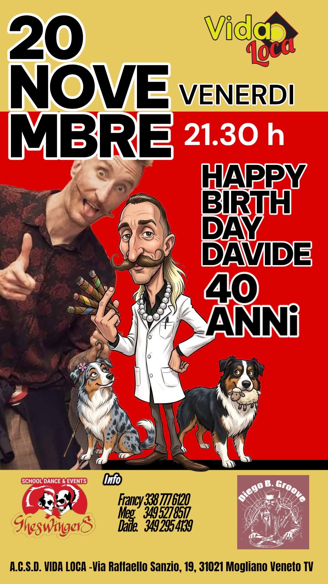 Happy birthday boogie Woogie β FRI 20 NOV