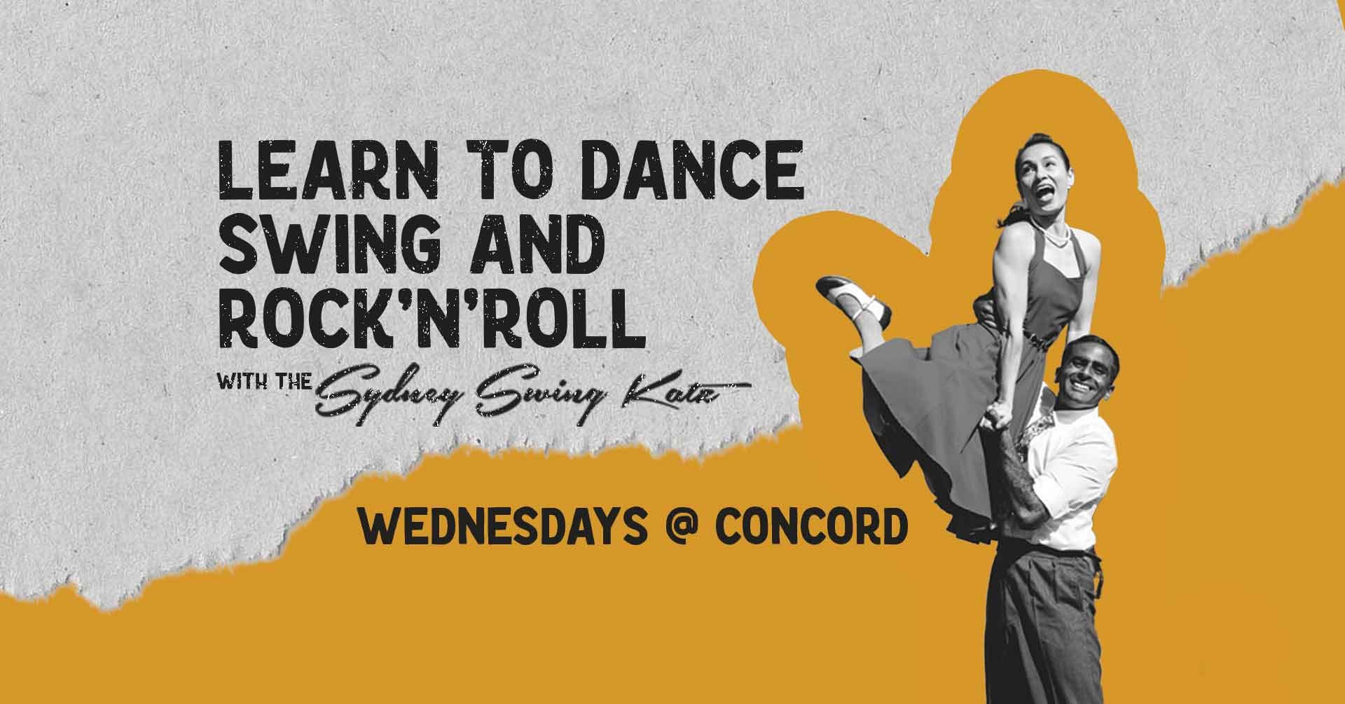 Swing and Lindy Hop & Rock'N'Roll Dance Class | Wednesdays @ Concord — WED 14 OCT