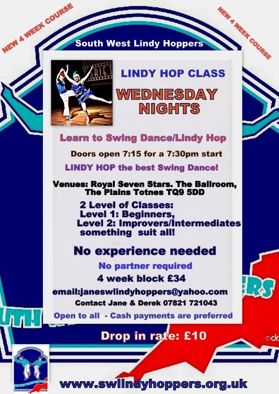 Learn to Swing Dance in Totnes — WED 14 OCT