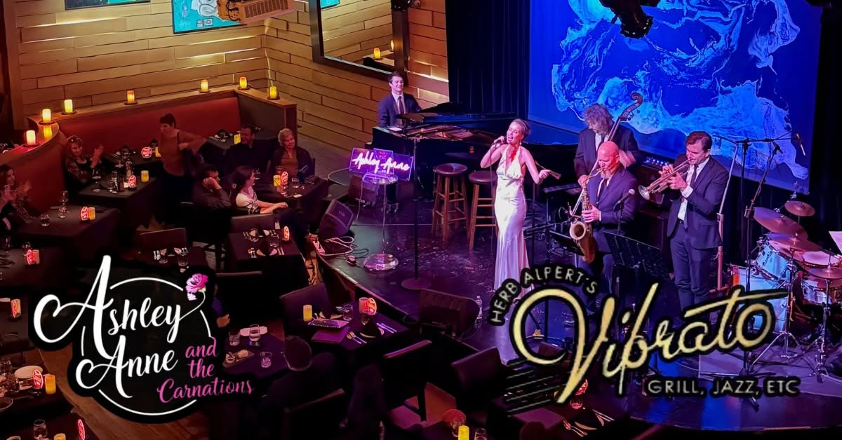 Ashley Anne & The Carnations at Vibrato: An Evening of Old Hollywood Glamour  — THU 22 OCT