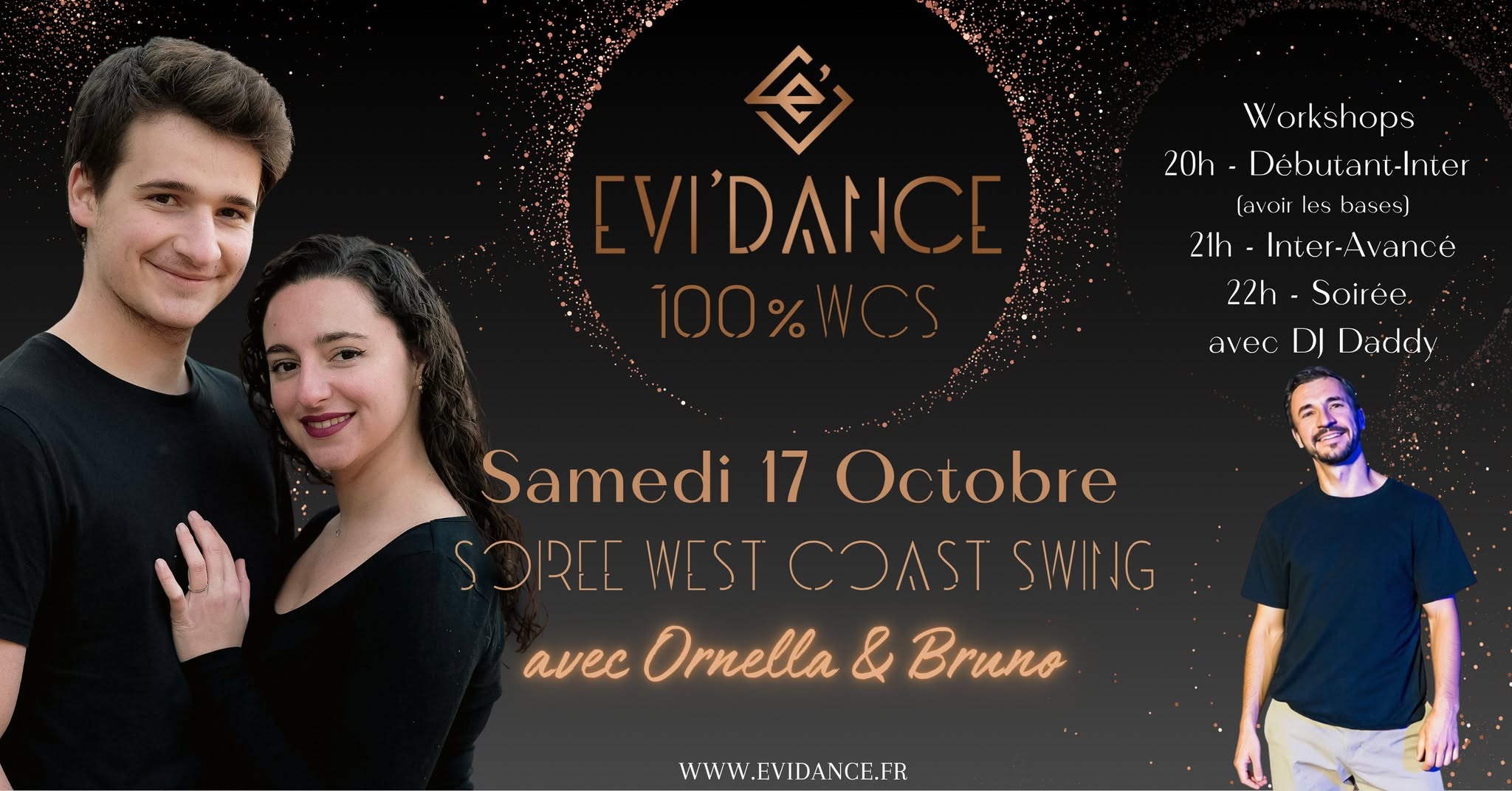 EVI'DANCE 100% WCS - 17 Octobre — SAT 17 OCT