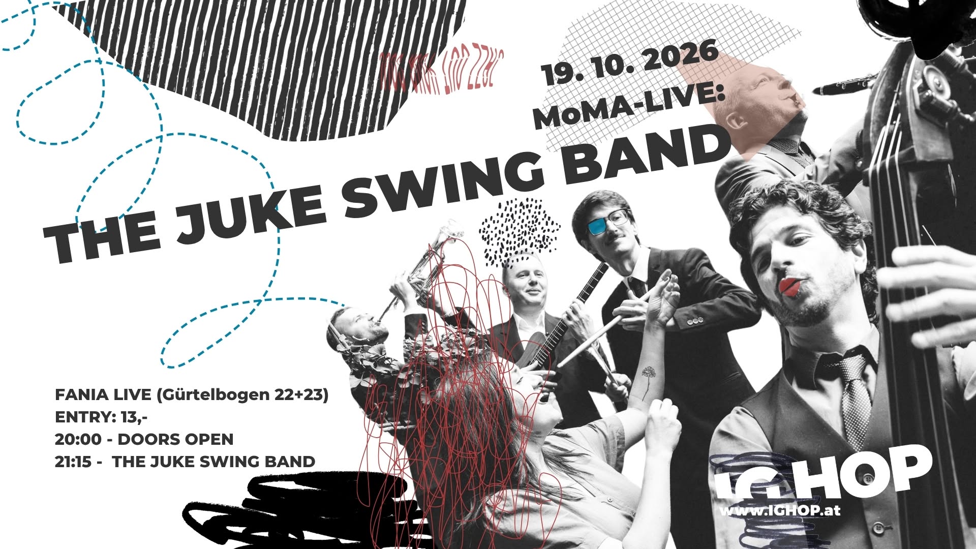 MoMA Live: THE JUKE SWING BAND — MON 19 OCT