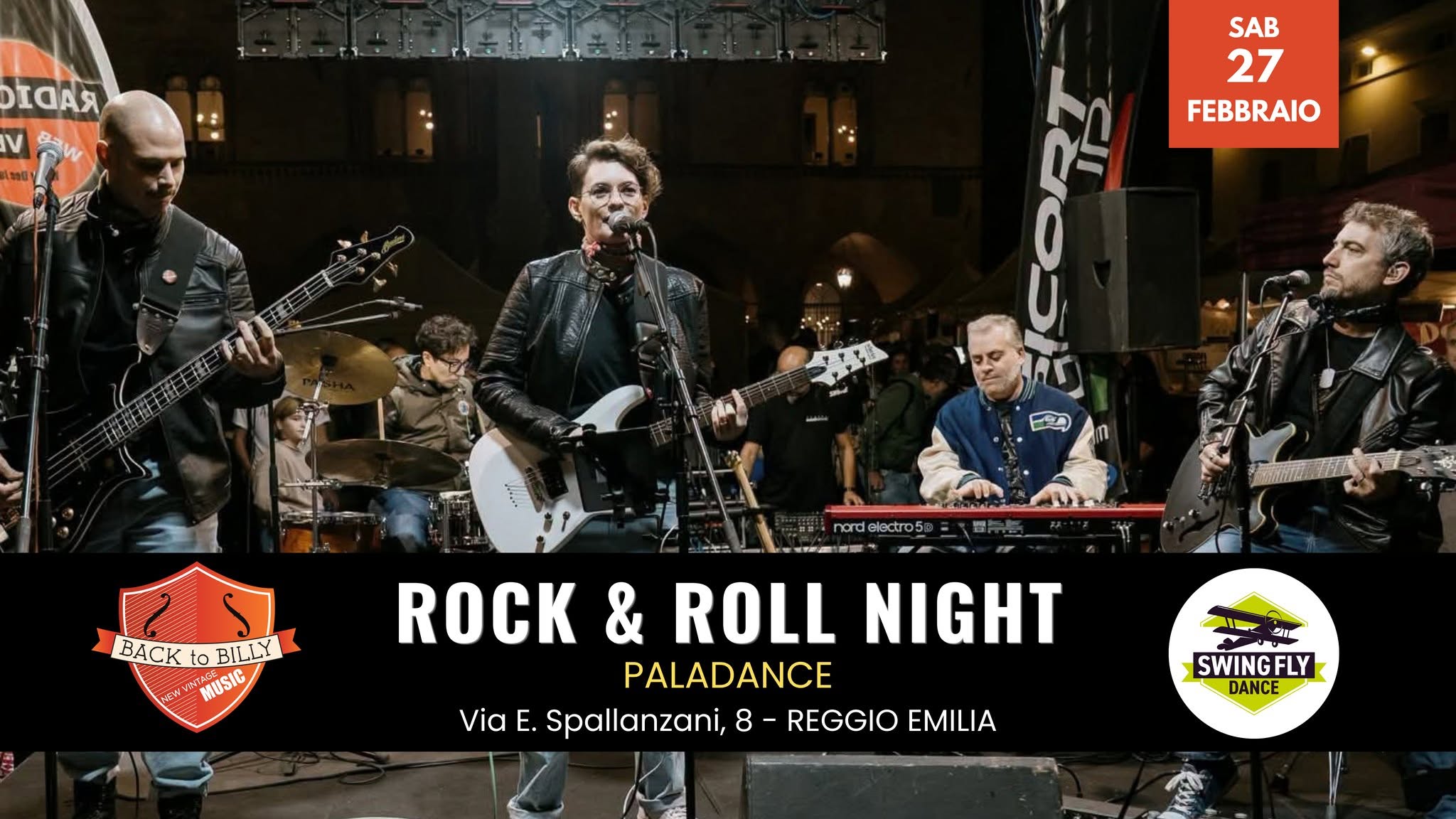 Rock & Roll Night al Paladance — SAT 27 FEB 2027